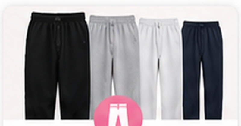 Assorted custom apparel bottoms